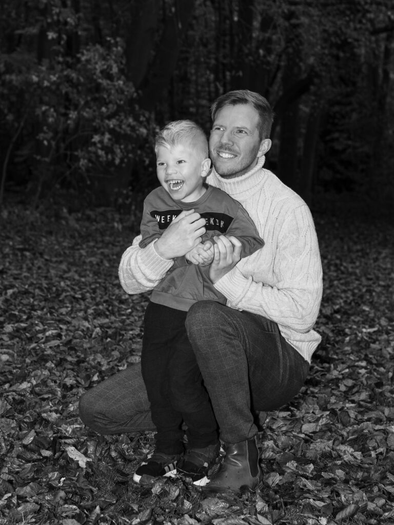 familiefotografering hos Winther sol foto