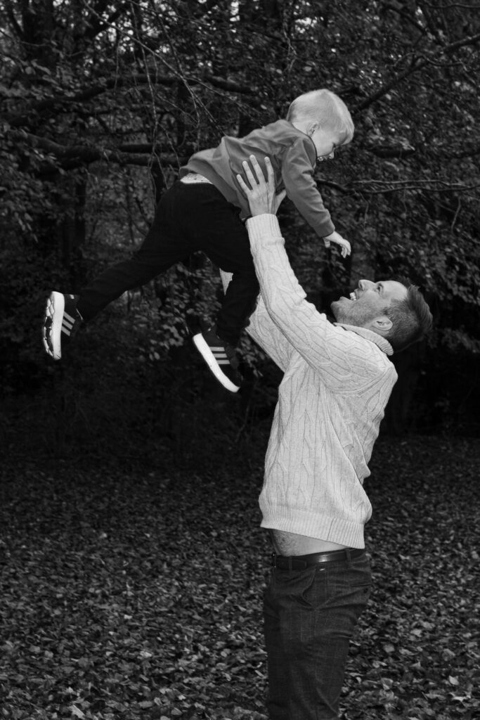 familiefotografering hos Winther sol foto