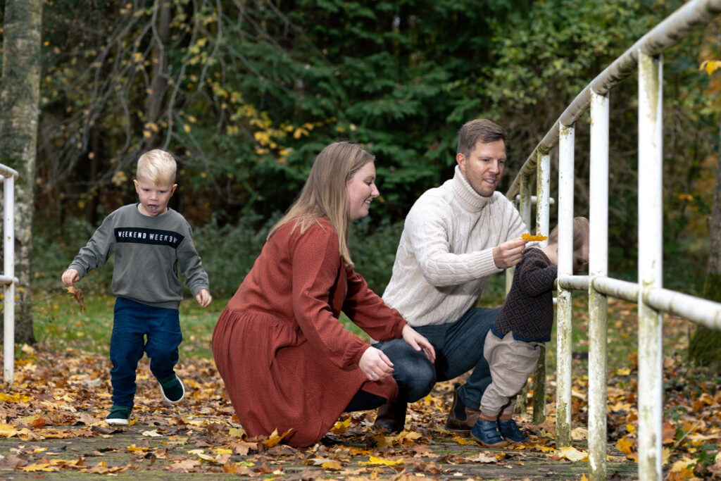 familiefotografering hos Winther sol foto