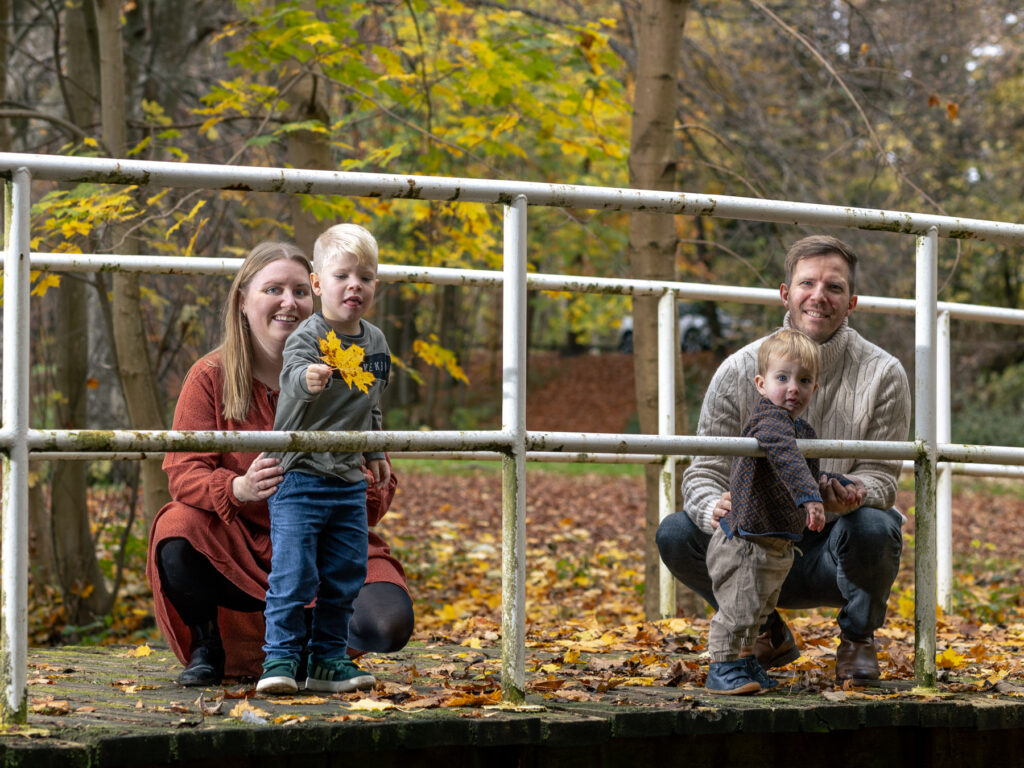 familiefotografering hos Winther sol foto