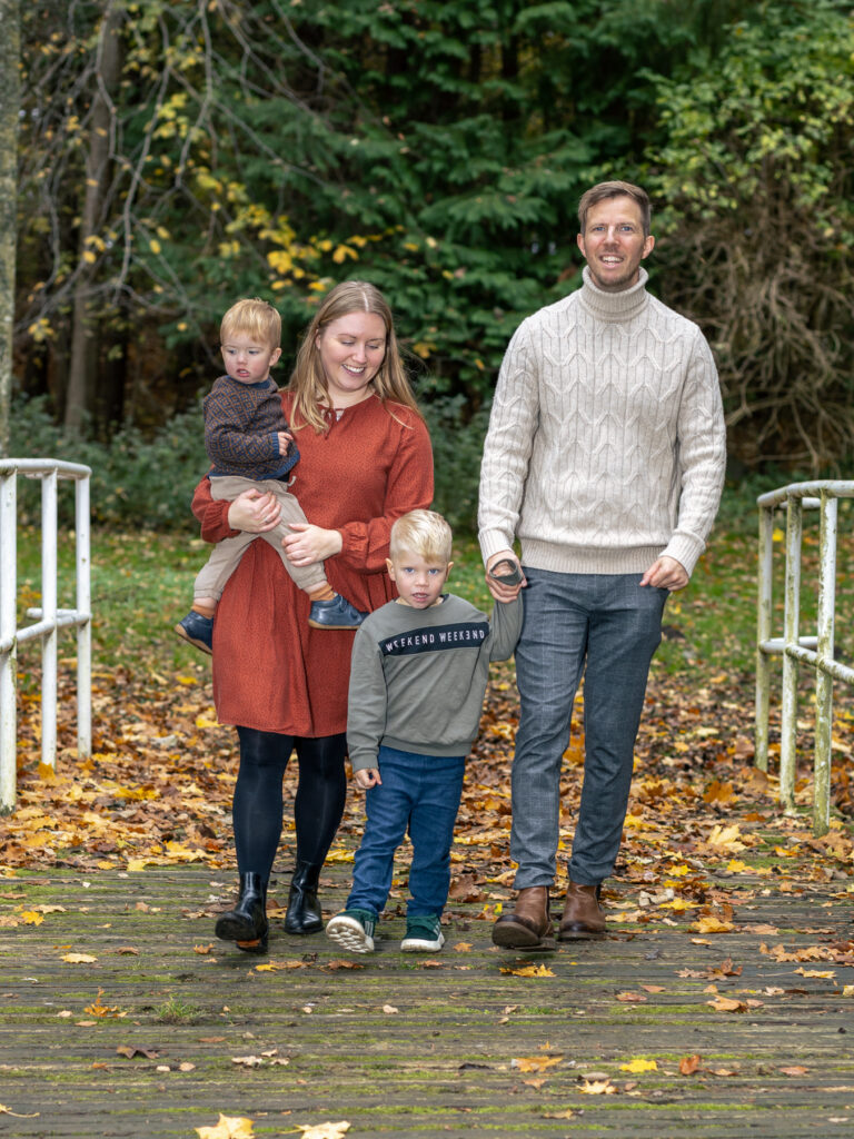 familiefotografering hos Winther sol foto